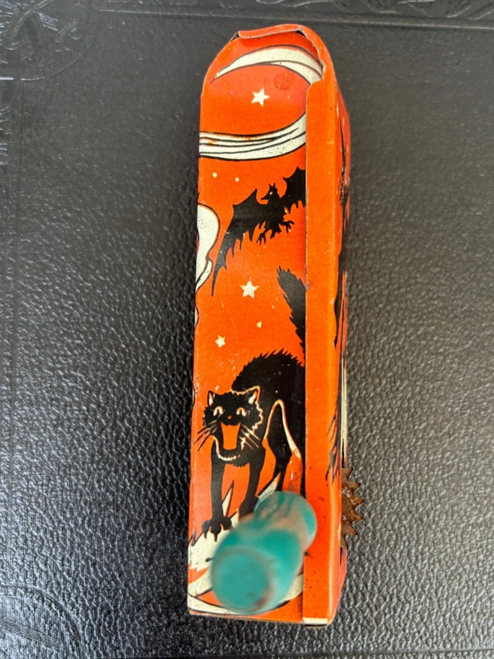 Vintage Witch Hand Crank Noisemaker